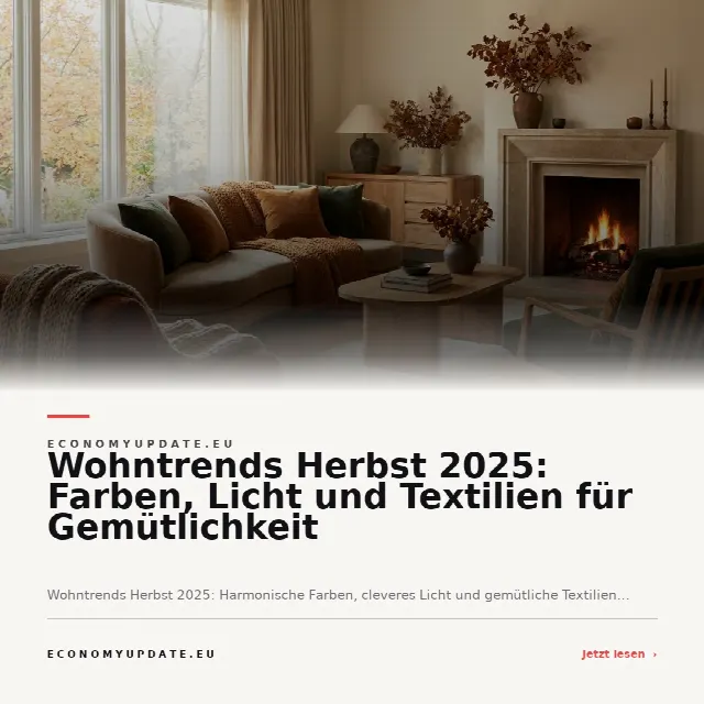 Share-Card fuer Wohntrends Herbst 2025: Farben, Licht und Textilien für Gemütlichkeit