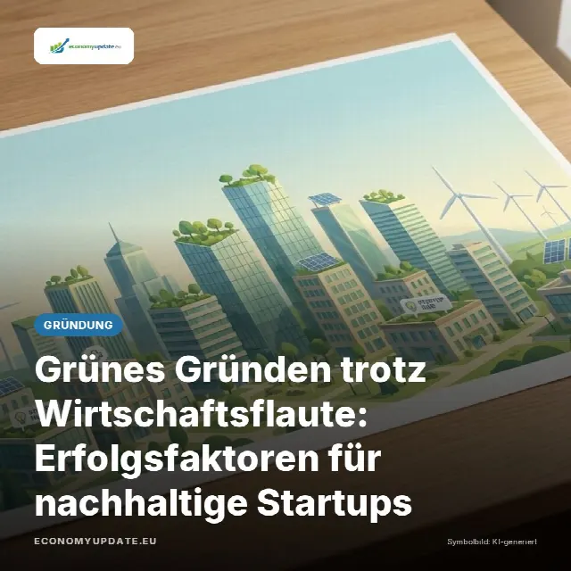Share-Card fuer Grünes Gründen trotz Wirtschaftsflaute: Erfolgsfaktoren für nachhaltige Startups