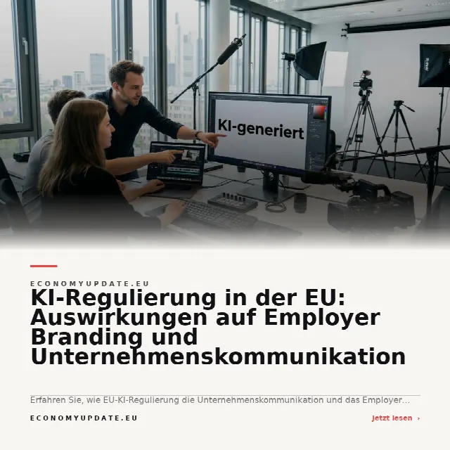 Share-Card fuer KI-Regulierung in der EU: Auswirkungen auf Employer Branding und Unternehmenskommunikation