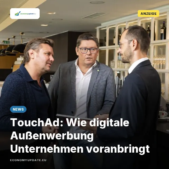 Share-Card fuer TouchAd: Wie digitale Außenwerbung Unternehmen voranbringt