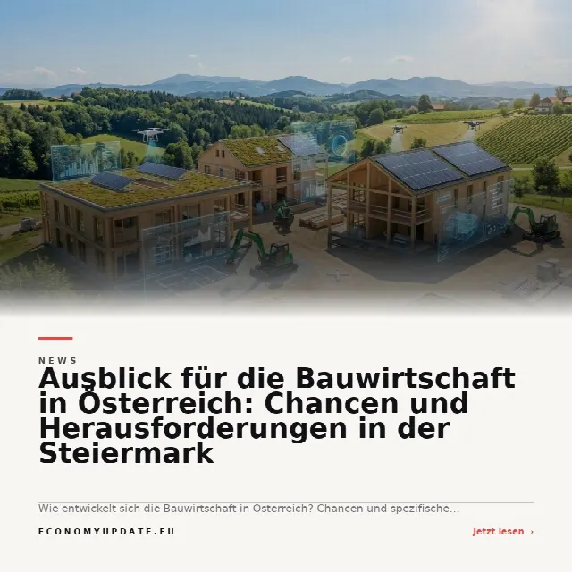 Share-Card fuer Ausblick für die Bauwirtschaft in Österreich: Chancen und Herausforderungen in der Steiermark