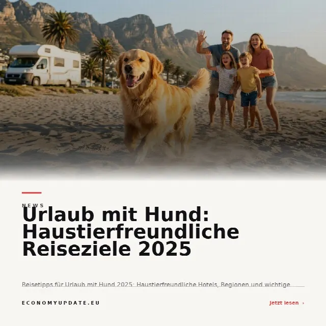 Share-Card fuer Urlaub mit Hund: Haustierfreundliche Reiseziele 2025